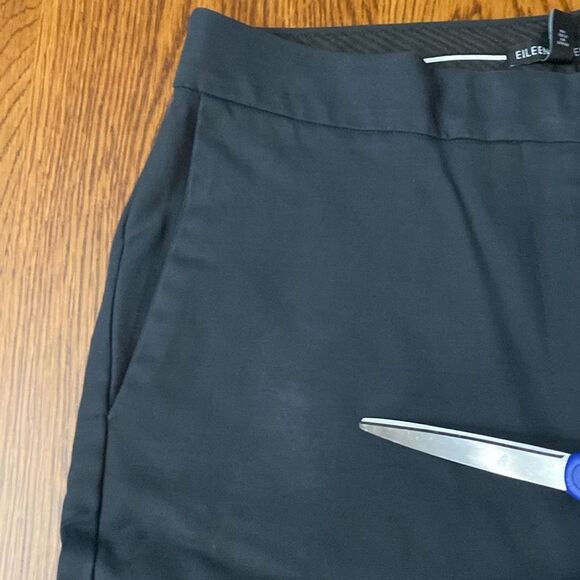 EILEEN FISHER 6 Gray Tencel Lyocell Stretch Business Trousers Office Pants: READ - Picture 5 of 16